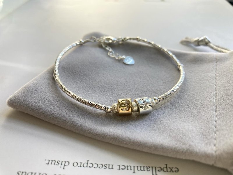 数字手环 五行能量密码 可定制化生日 纪念日 延长链或弹性线 - 手链/手环 - 其他金属 