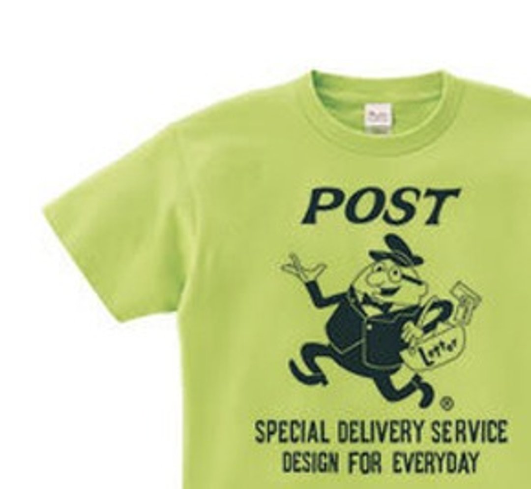Postman 150.160 (woman ML) T-shirt order product] - 女装 T 恤 - 棉 绿色