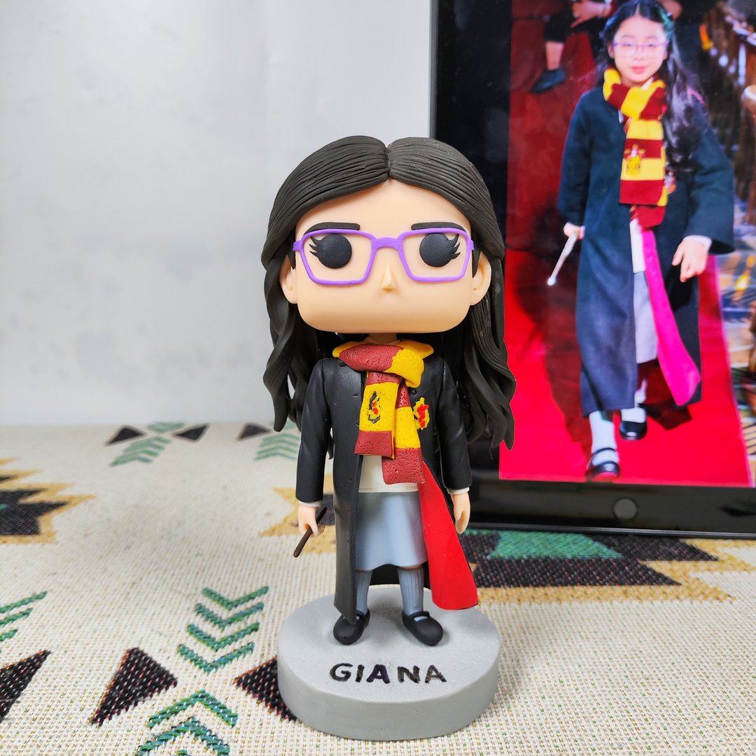 纯手工定制美国Funko Pop 自画肖像公仔娃娃男朋友老公生日礼物 - 玩偶/公仔 - 粘土 多色
