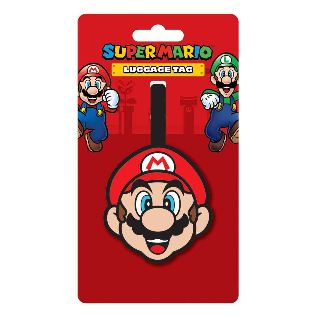 【2024年全球独家首发】官方授权Mario 玛利欧行李吊牌 - 行李吊牌 - 硅胶 