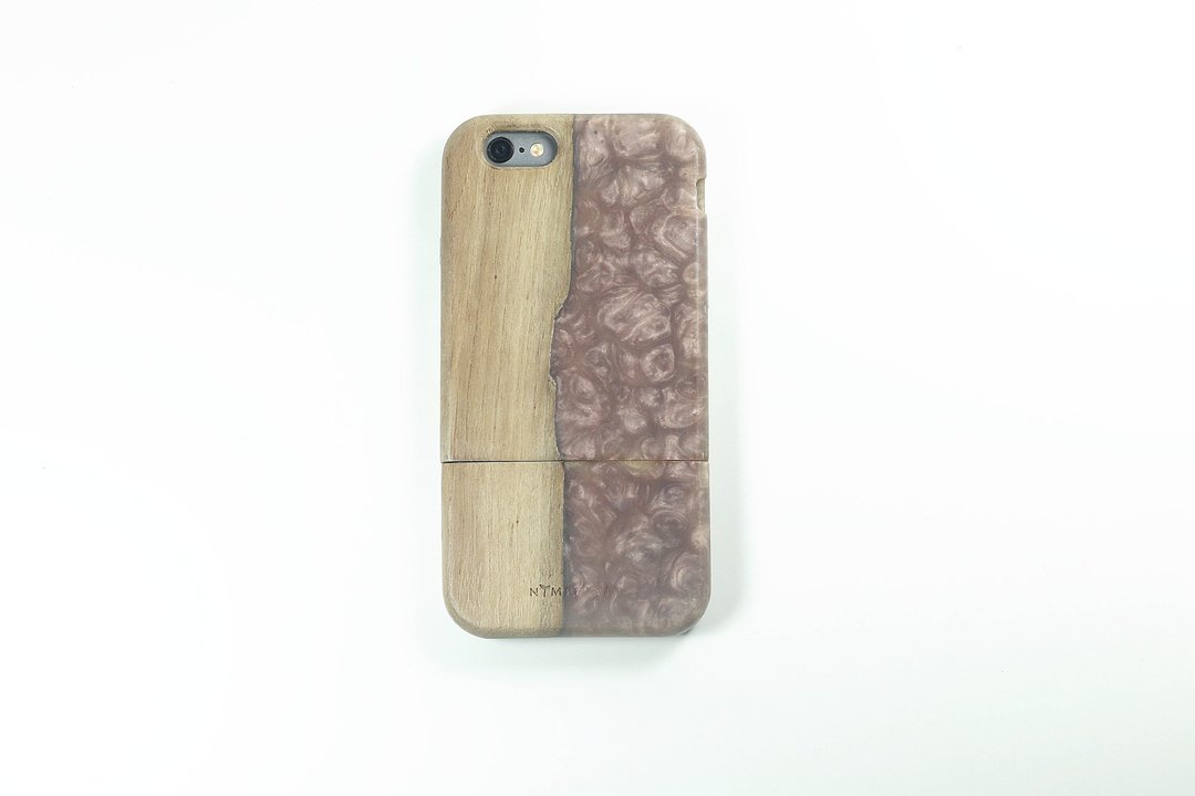 (Now in stock) "COMET" Nympheart case (for iPhone 6,6s only!) - 手机壳/手机套 - 木头 咖啡色