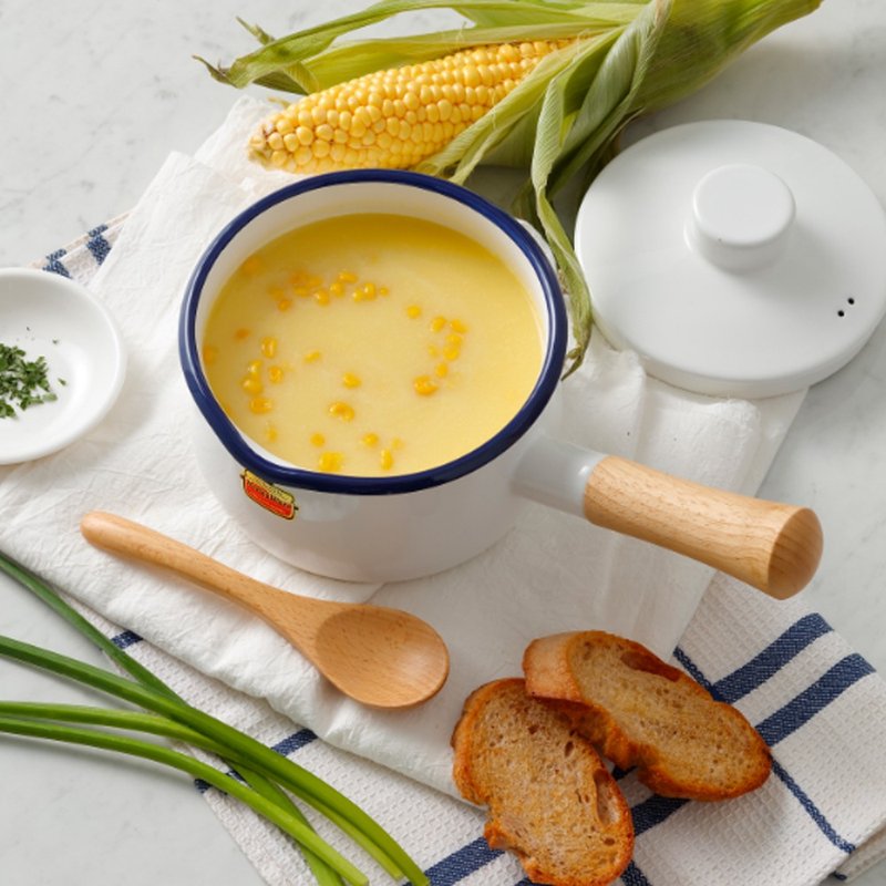 Solid经典系列 15cm单柄珐琅牛奶锅(1.2L) - 厨房用具 - 珐琅 