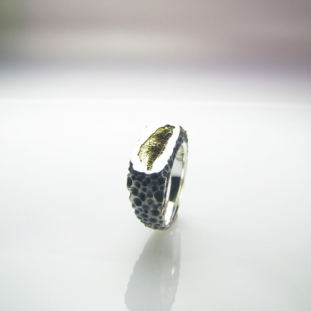 台湾戒指 14k 18k 金 925silver - 戒指 - 贵金属 金色