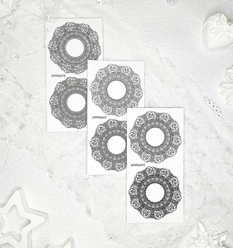 复古蕾丝花边纸 1 - 其他 - 纸 白色