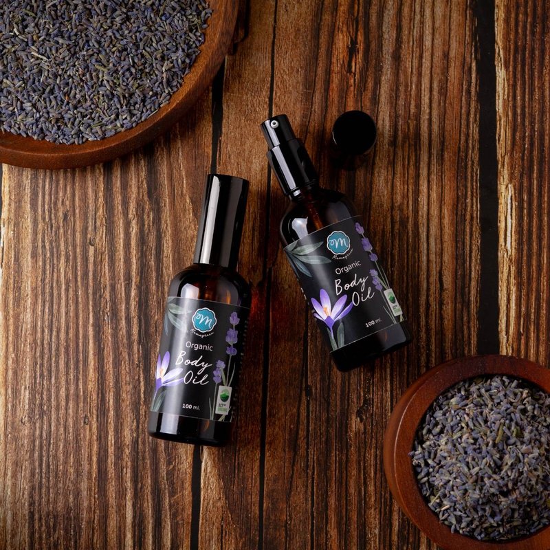 【舒心放松・滋润护肤】香氛美体按摩油 纯天然香水精油 - 身体护肤/按摩油 - 精油 金色