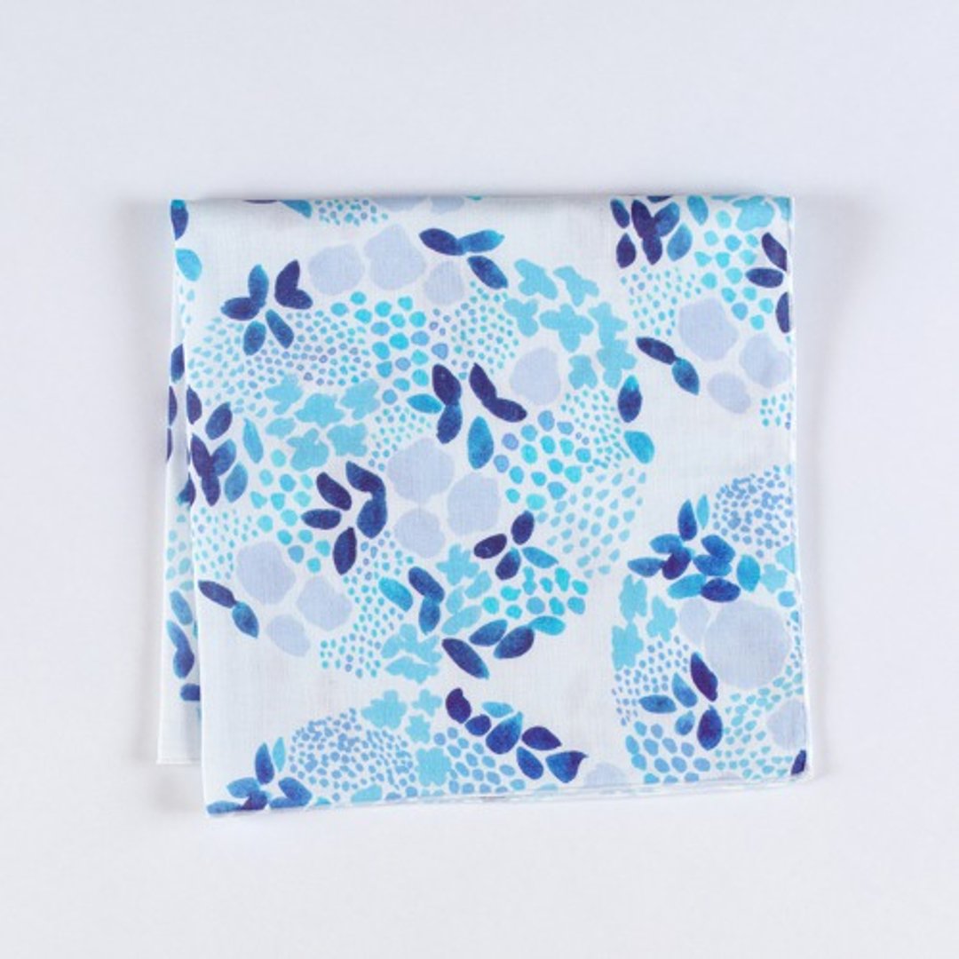 Handkerchief / flower ball blue - 其他 - 棉 