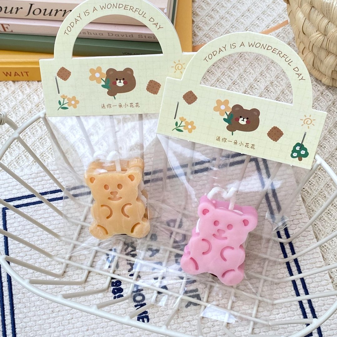 【甜点系列】小熊夹心饼干蜡蠋 婚礼小物 / 造型蜡烛 / 质感小物 - 蜡烛/烛台 - 蜡 