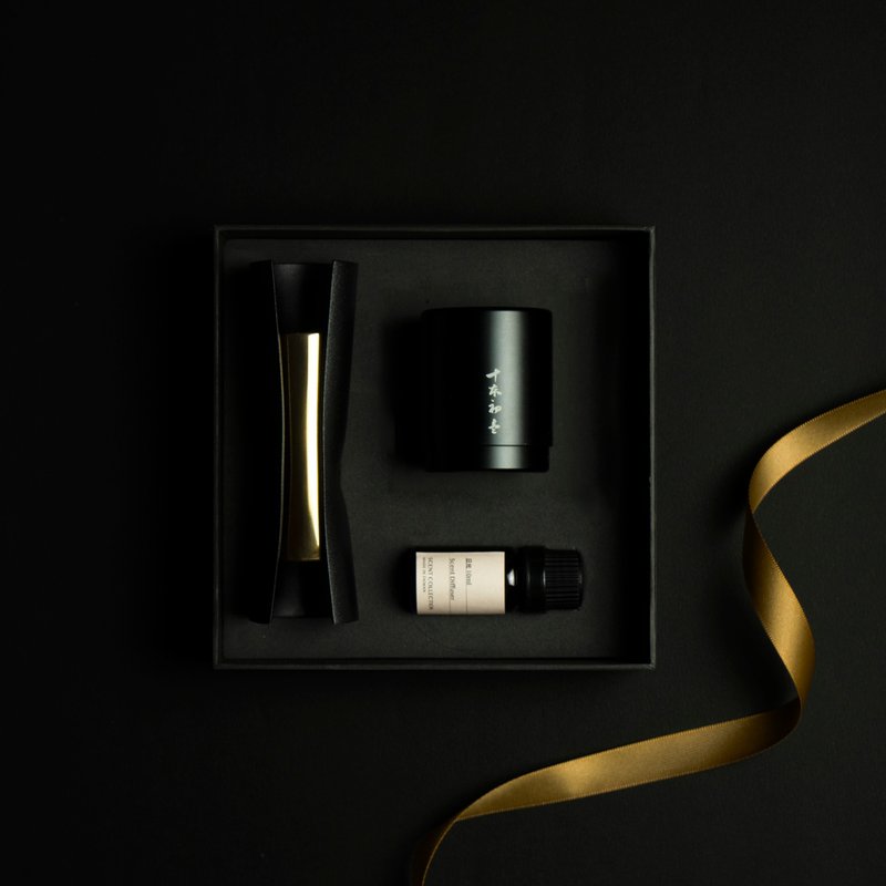 自然感。香氛茶组 - 香薰/精油/线香 - 不锈钢 黑色