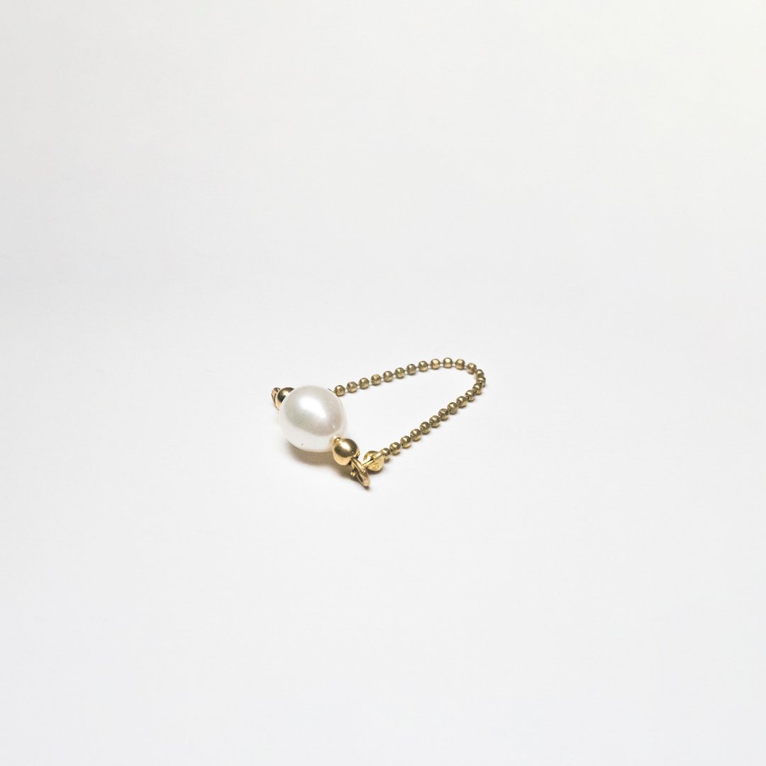 少年 戒指 - Teenage ring - 戒指 - 珍珠 金色