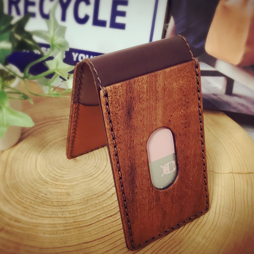 W ID pass case - 名片夹/名片盒 - 木头 