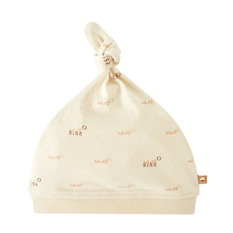 【SISSO有机棉】SISSO SISSO柔棉婴儿帽 - 婴儿帽/发带 - 棉．麻 白色