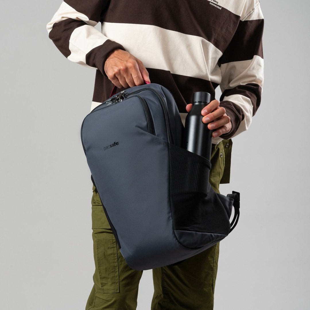 Pacsafe Vibe 20L 防盗包 城市后背包 20L 岩石灰#60291 - 后背包/双肩包 - 环保材料 灰色