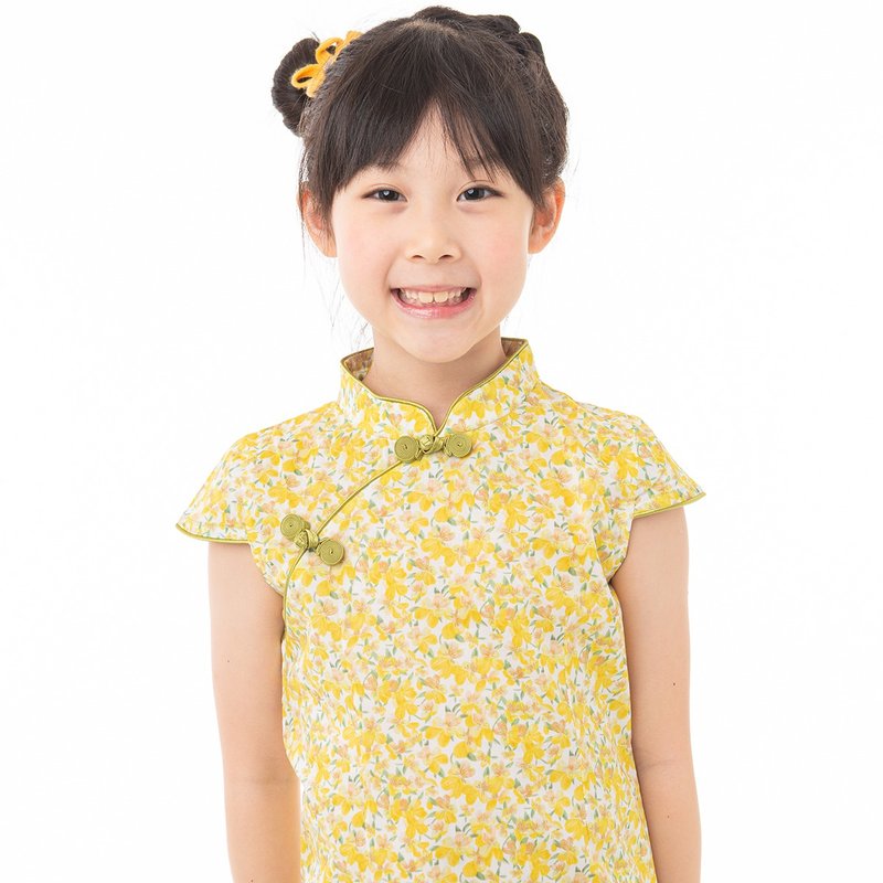 儿童旗袍 古风 四季款 漫天风铃 - 旗袍 - 棉．麻 