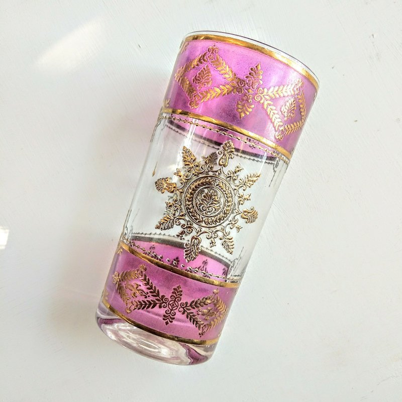 美国古董 | 1950酒杯名设计师 Georges Briard 鸡尾酒杯/玻璃水杯 - 酒杯/酒器 - 玻璃 透明