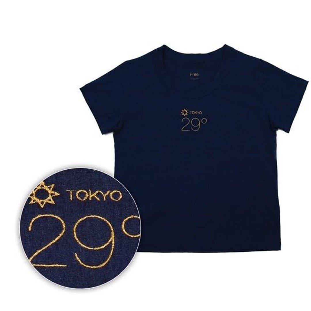 Original from the body. Souvenirs / presents. Temperature embroidered T shirt in Tokyo Tcollector - 女装 T 恤 - 棉 