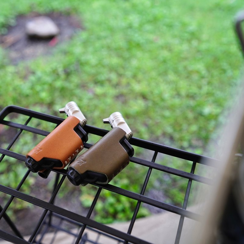 SOTO Micro Torch Leather Cover [Domestic Tannin Tanned Genuine Leather Use] Outdoor Camping Gear Hand-stitched Aging Oil Leather - 露营用品 - 真皮 
