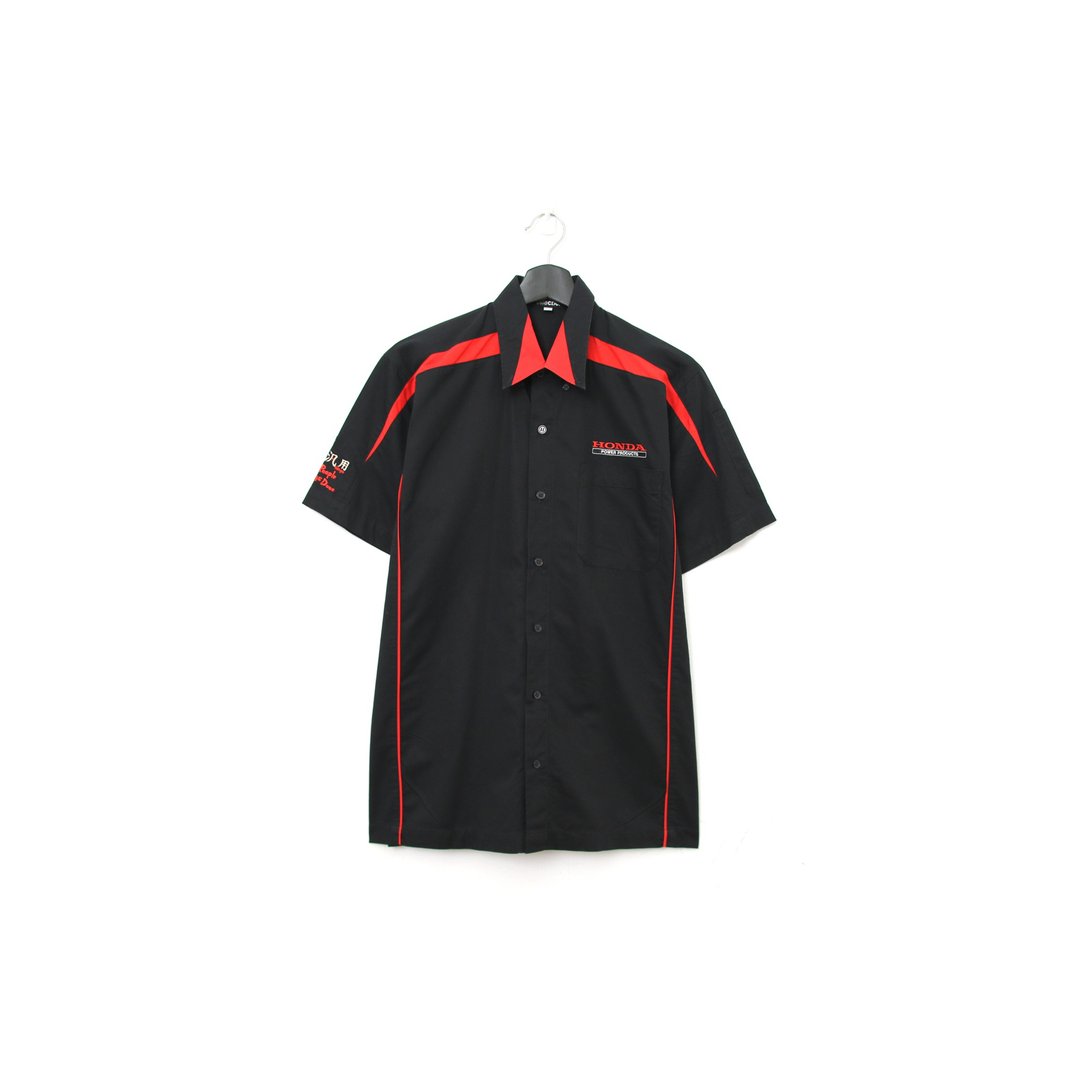 Back to Green- 经典赛车衬衫 HONDA r-12 /vintage shirt - 男装衬衫 - 聚酯纤维 