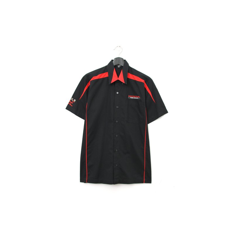 Back to Green- 经典赛车衬衫 HONDA r-12 /vintage shirt - 男装衬衫 - 聚酯纤维 