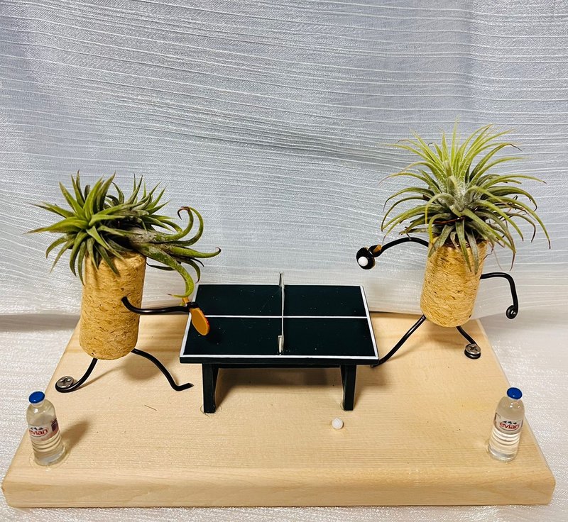 创意空凤架  PLAY桌球 办公桌 桌上展示架 - 植栽/盆栽 - 其他金属 咖啡色