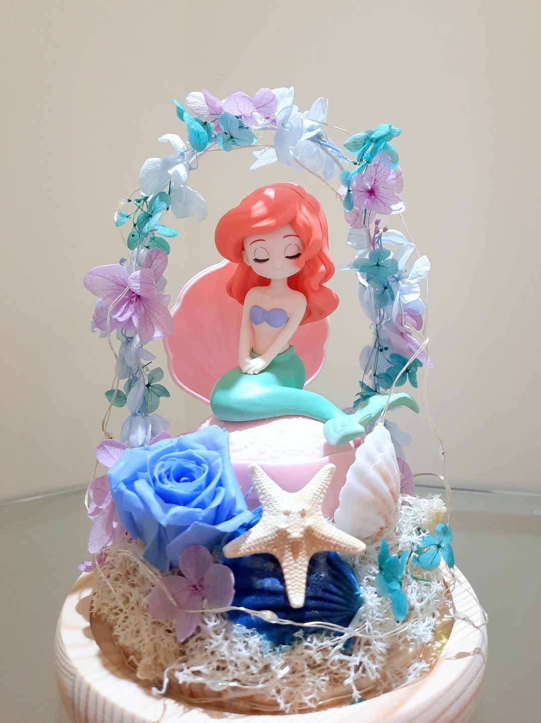 绘本海洋风。公仔展示钟罩花(商品不含公仔)(娃娃展示/公仔收纳) - 摆饰 - 其他材质 多色