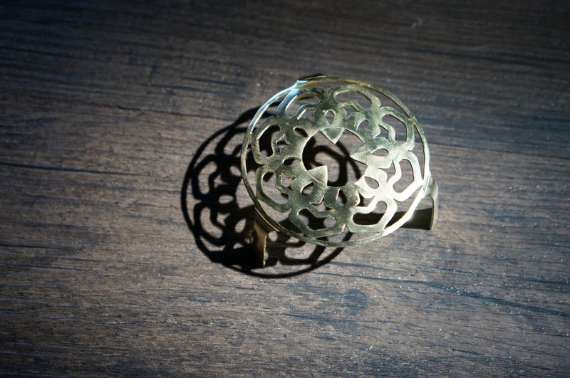 莲花香道用品用具烧炭架 - 其他 - 铜/黄铜 金色