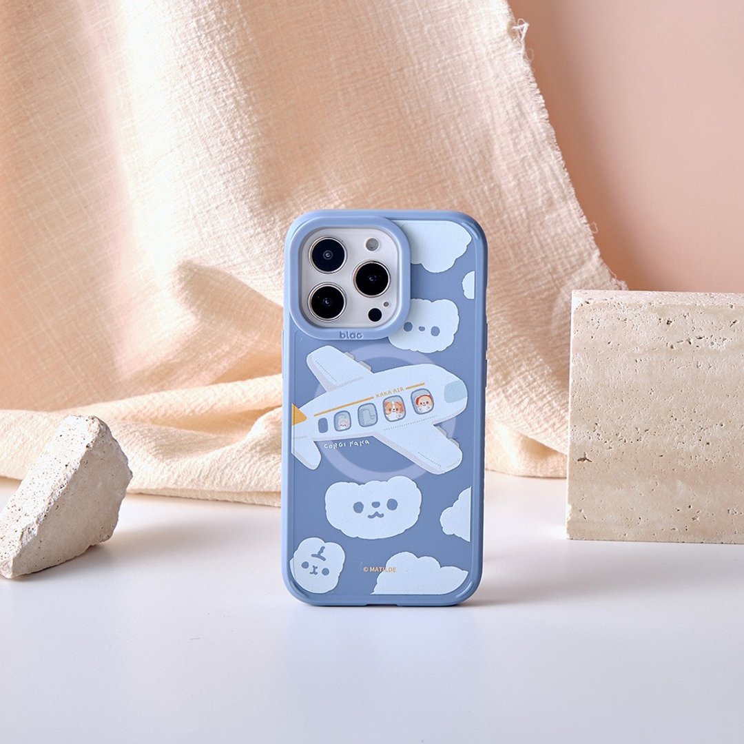 柯基犬卡卡卡卡航空峡谷强悍 MagSafe iPhone手机壳 - 手机壳/手机套 - 硅胶 多色