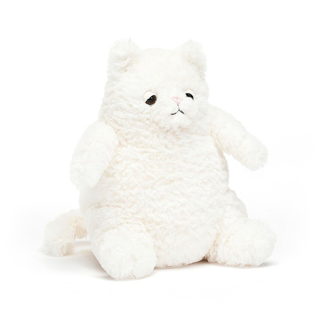 Amore Cat Cream 胖胖猫 (白) 约15cm 厌世猫 猫星人 - 玩偶/公仔 - 聚酯纤维 白色