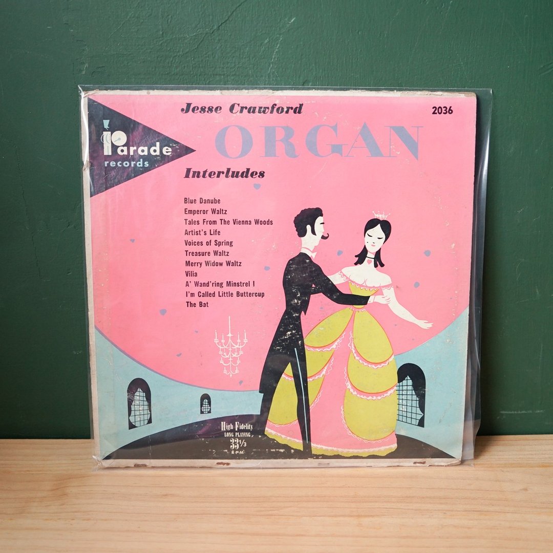 【北极二手杂货】二手黑胶 Jesse Crawford Poet Of The Organ - 音乐专辑 - 塑料 黑色