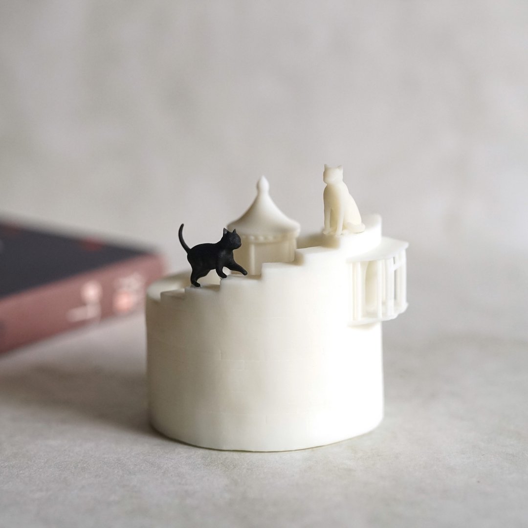 Lamp - Cat town : The Two Cats - 灯具/灯饰 - 树脂 白色