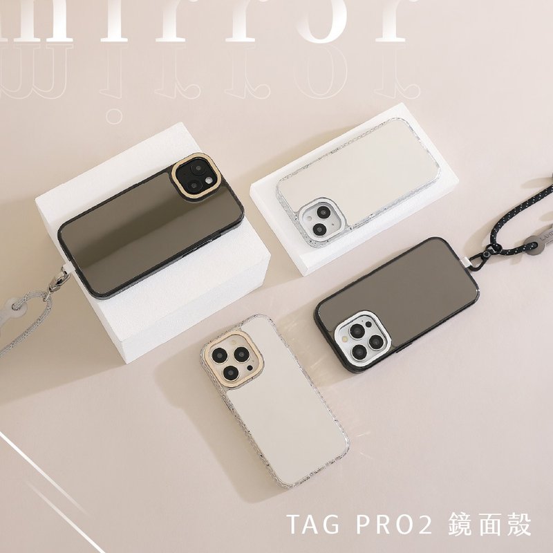MagSafe 镜面手机壳 iphone 14 13 Pro Max 防摔 磁吸圈 无线充电 - 手机壳/手机套 - 环保材料 多色