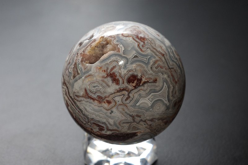 墨西哥玛瑙球 矿石/水晶/灵修/开运/招财/破煞/防小人 - 摆饰 - 宝石 