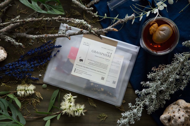 ❖小草作❖ 港澳免运｜秋冬综合体验组 (赠冷泡瓶) - 茶 - 新鲜食材 白色