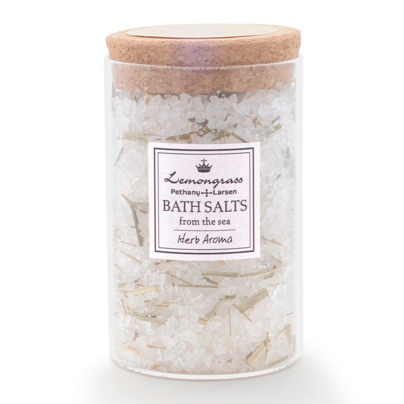 柠檬香茅洁净舒缓 精油调理净肤浴盐500g -Pethany+Larsen - 沐浴用品 - 浓缩/萃取物 白色