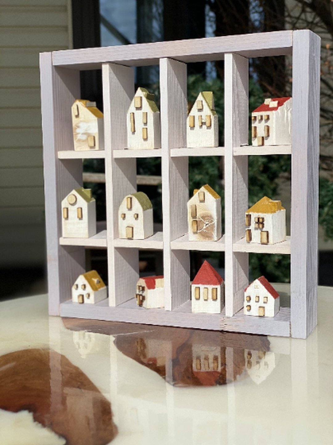 Fairy House Kids Craft Kit, Miniature Wooden House Hand Painted DIY Craft Kit - 玩具/玩偶 - 木头 咖啡色