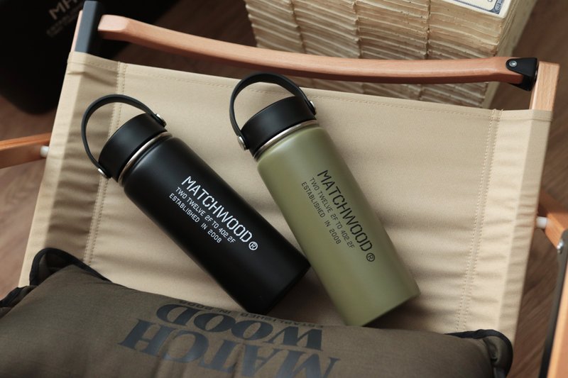 Matchwood Military Thermos 保温瓶 随行杯 水壶 环保杯 饮料杯 - 保温瓶/保温杯 - 不锈钢 绿色