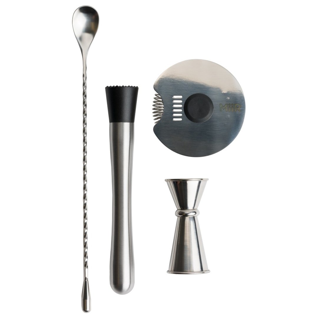 MiiR Barware Tool Set 鸡尾酒 调酒 器具 工具组 - 酒杯/酒器 - 不锈钢 银色