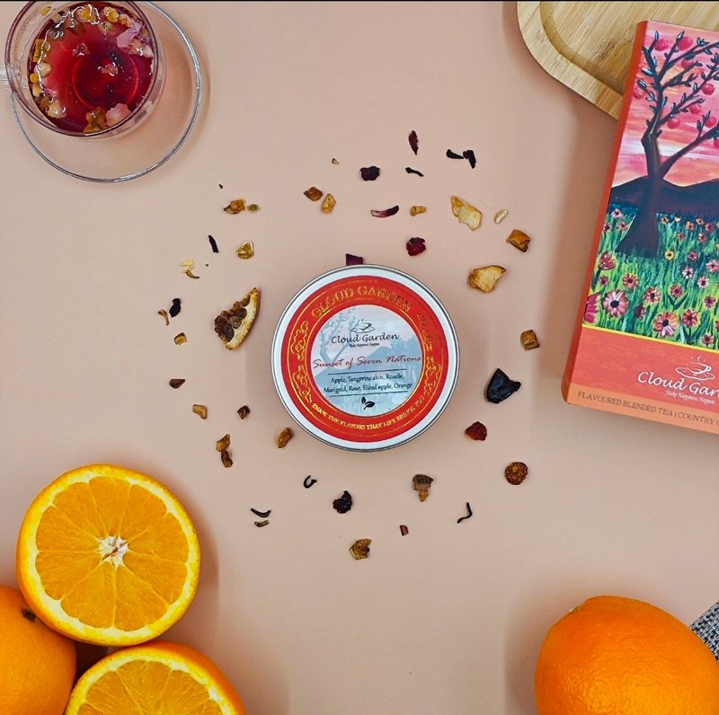 富含维他命C | 美容抗氧化 | 七国夕霞 花果茶 - 茶 - 植物．花 