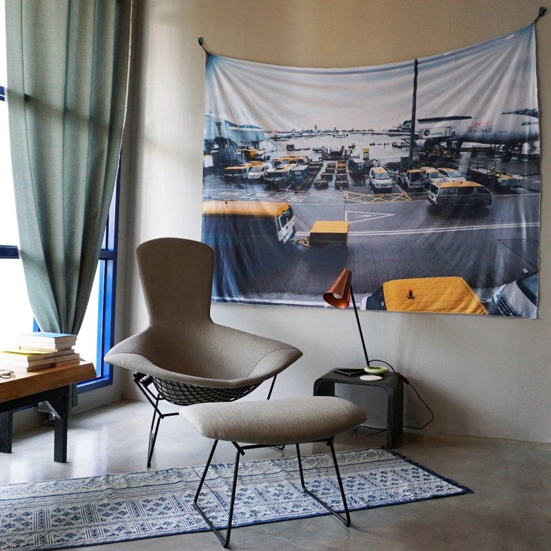 免费订制你的专属壁幔 家饰 布幔 BM02 机场 Wall Tapestry - 其他 - 聚酯纤维 灰色