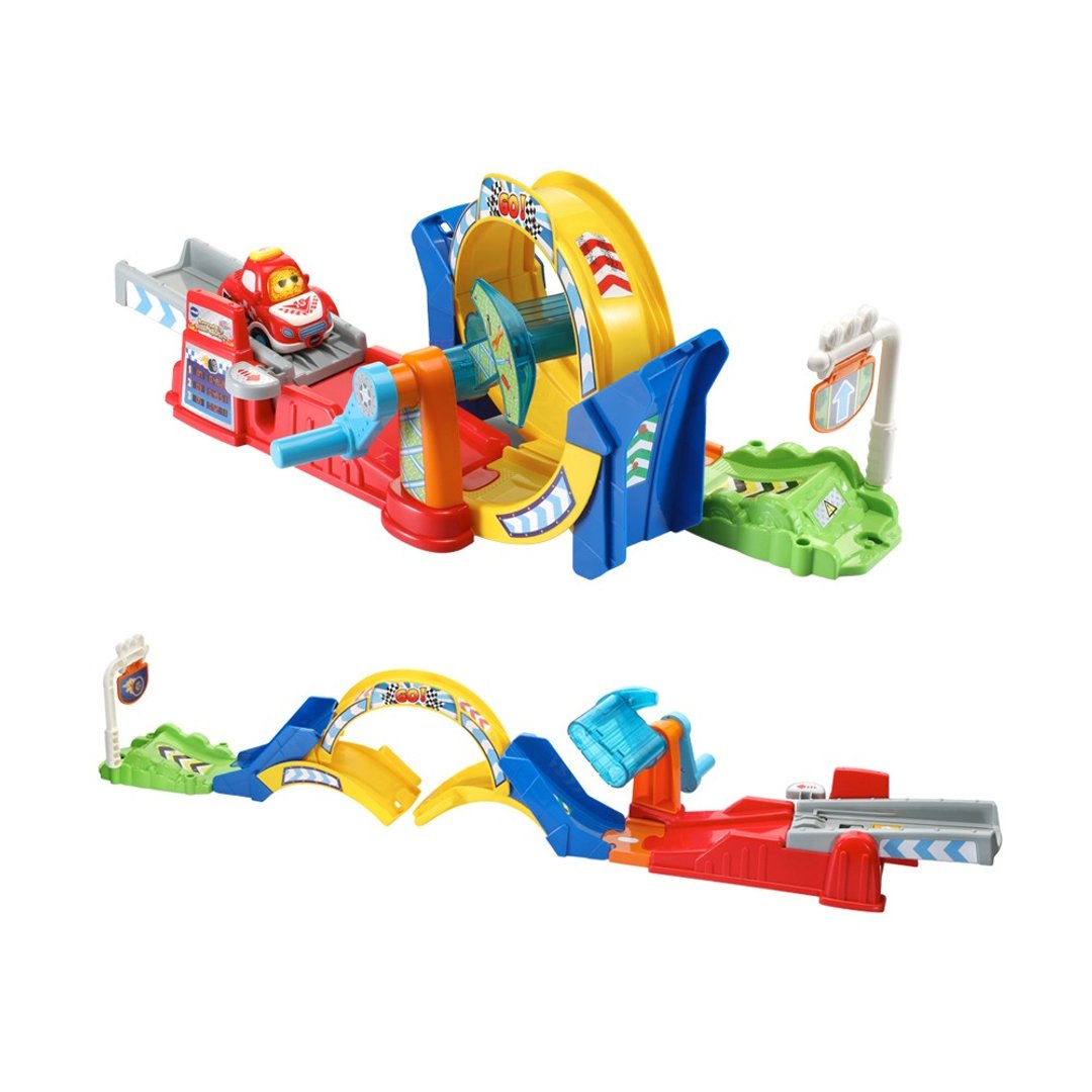 Vtech　嘟嘟声光交互车-360度旋转轨道组 - 玩具/玩偶 - 塑料 