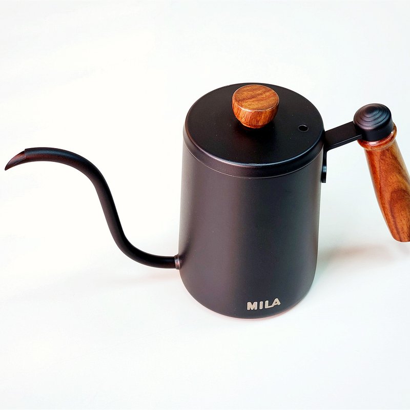 【现货】HOFFE MILA 不锈钢木柄鹤嘴手冲壶 (600/350ml) - 咖啡壶/周边 - 其他金属 白色