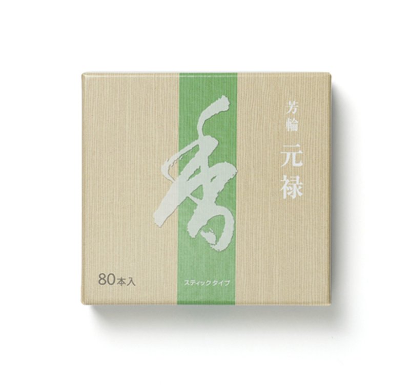 元禄Genroku/Retuming Spirit【Horin 芳轮系列】德用 80枚入 - 香薰/精油/线香 - 其他材质 