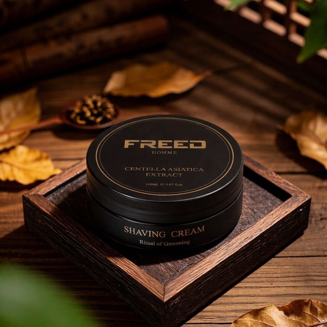 【FREED】淬链茶韵修容刮胡霜皂 - 藏茗之境 送礼推荐 男生礼物 - 脸部清洁/卸妆用品 - 其他材质 黑色