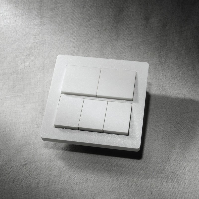 五切开关 国际牌星光改装面板 国际牌开关 【原创商品】 开关改装 - 灯具/灯饰 - 其他材质 白色