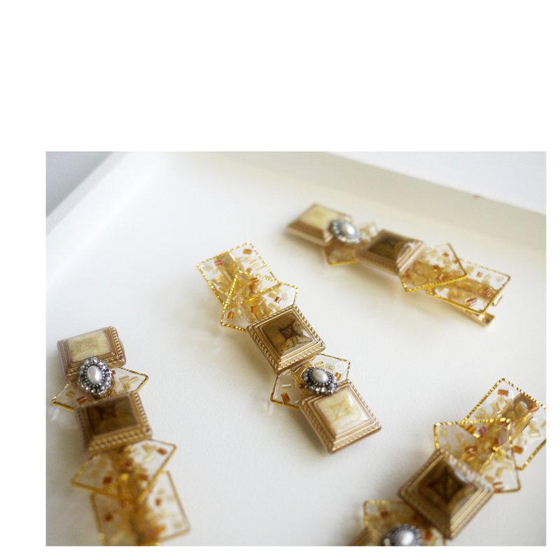 结构狂想曲 | 树脂发饰 | 鸭嘴夹 | hair clip - 发饰 - 其他材质 多色