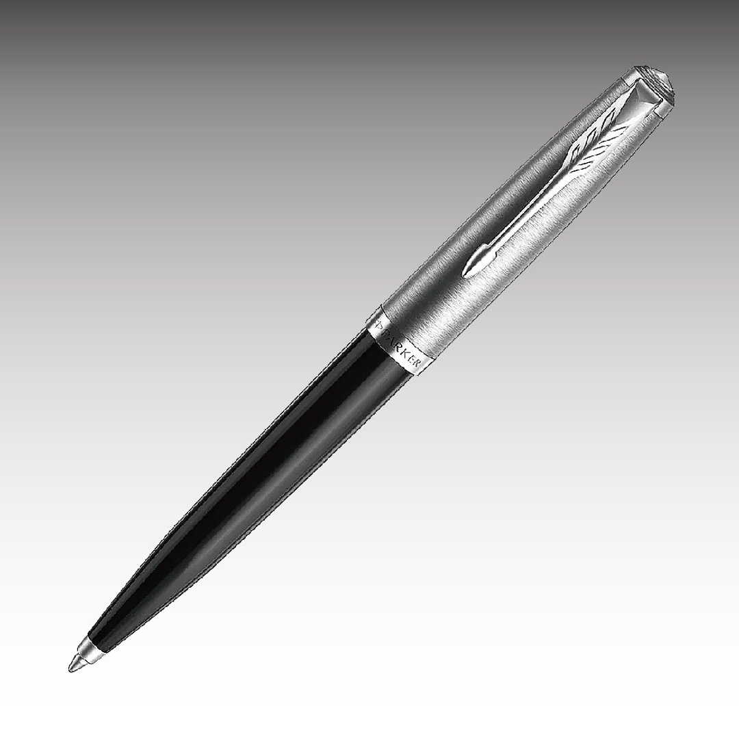 Parker 派克51复刻版 黑杆原子笔 免费刻字 - 圆珠笔/中性笔 - 其他金属 黑色