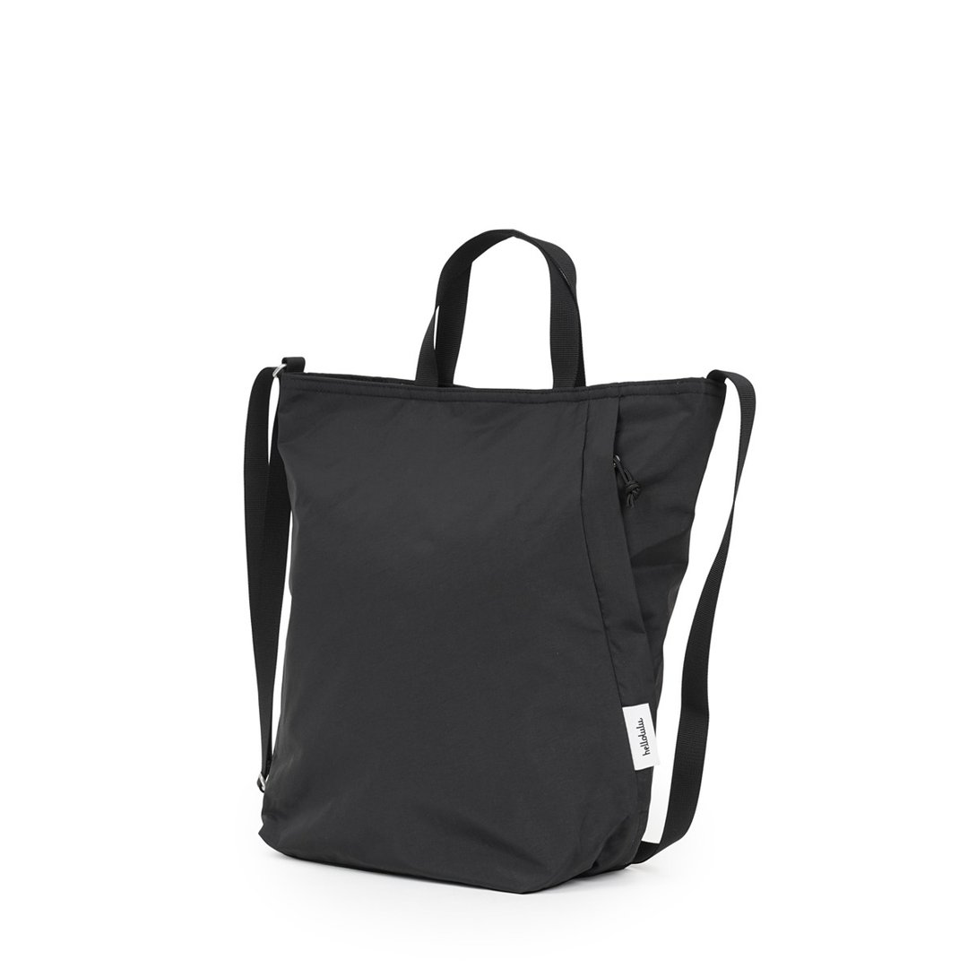 City系列新品 | COLLIN 双面侧背斜背手提包M号 (黑) 肩带可调 - 侧背包/斜挎包 - 尼龙 黑色