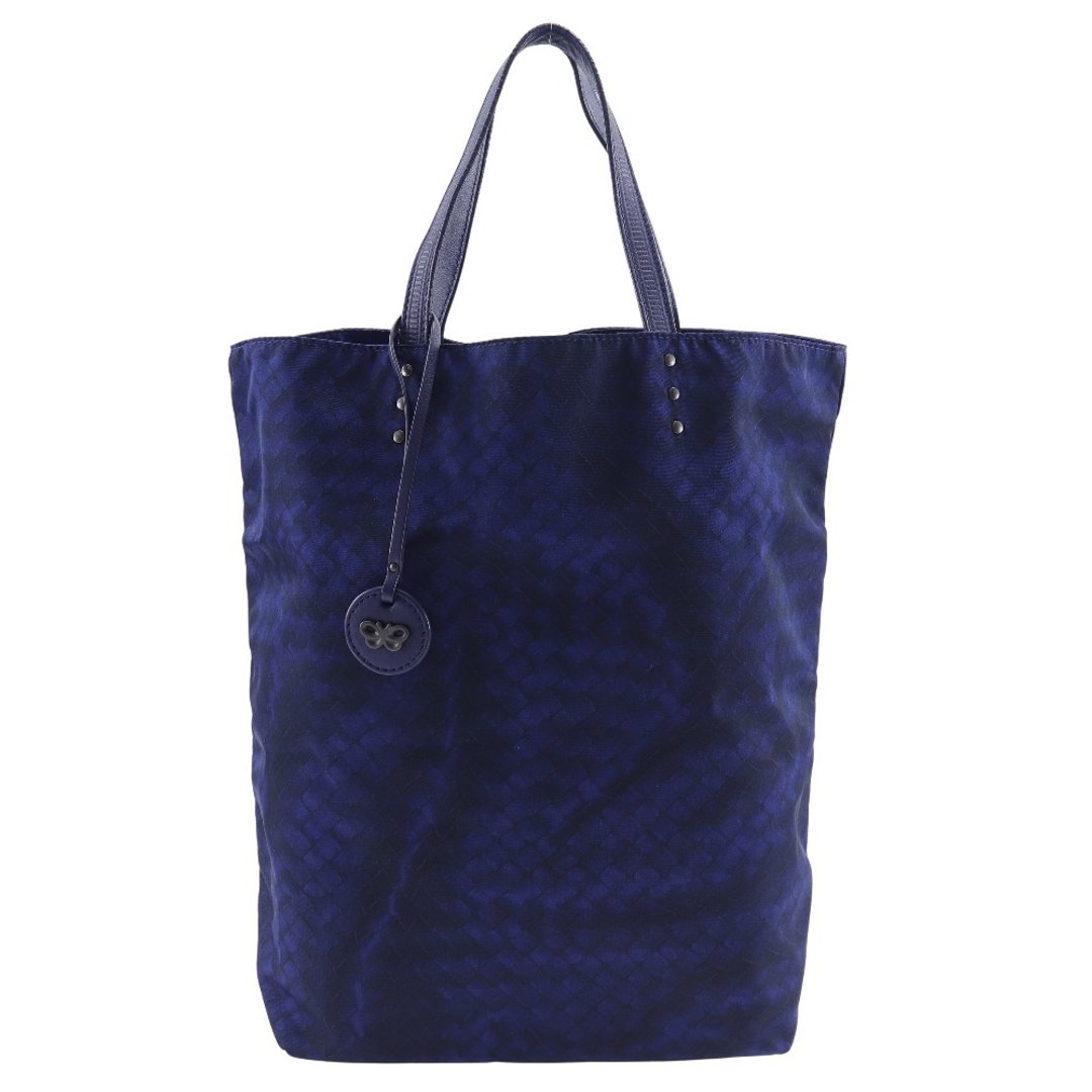 [日本直送] Bottega Veneta Intrecciato Illusion 托特包 尼龙 海军蓝 男女通用 [二手] - 手提包/手提袋 - 尼龙 蓝色