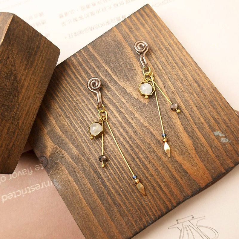 舞动 无痛耳夹 - 耳环/耳夹 - 其他金属 