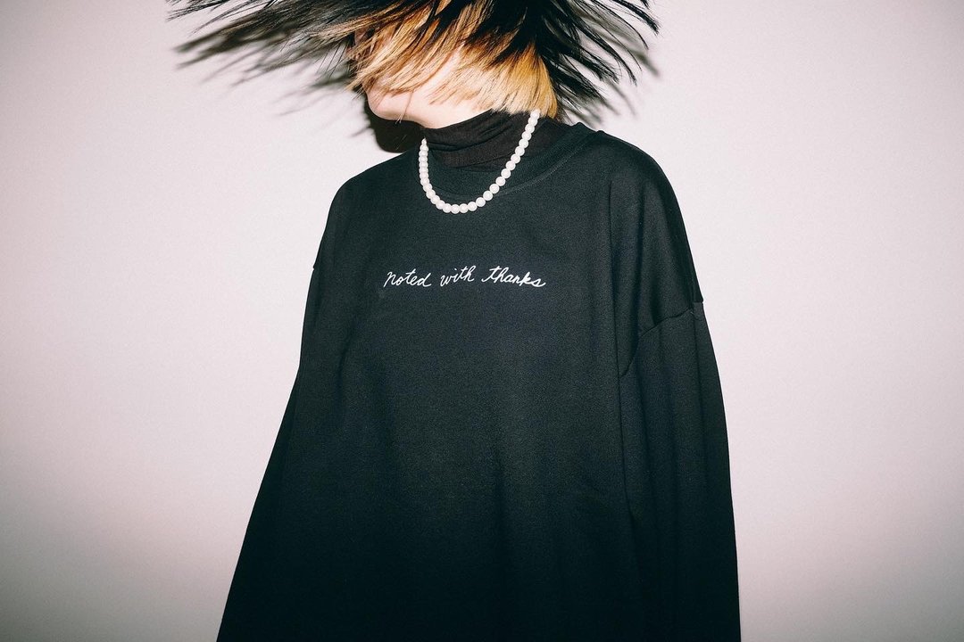 Noted With Thanks Oversized Sweater 宽松卫衣 大学 T - 中性连帽卫衣/T 恤 - 棉 黑色