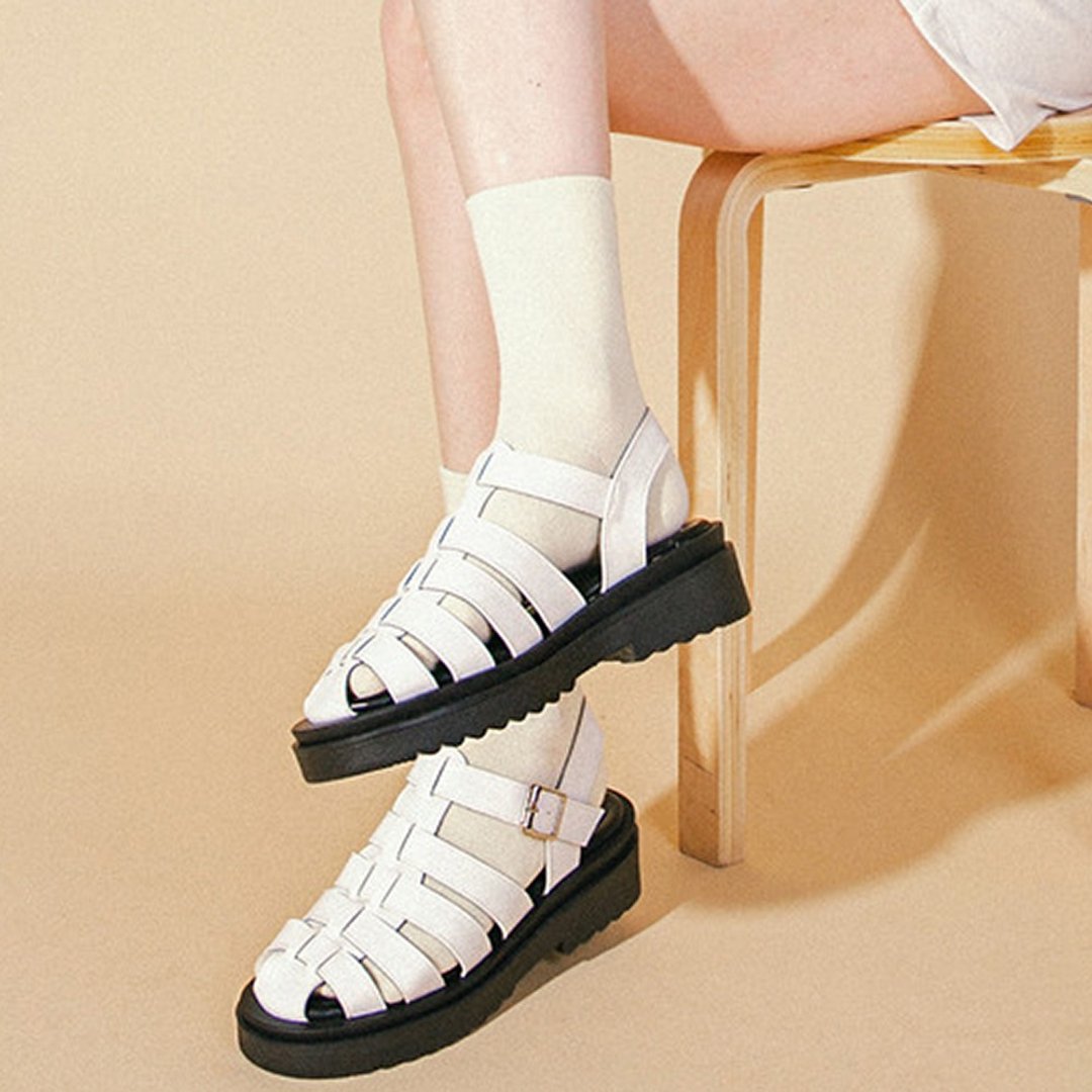 PRE-ORDER 韓國人手製 MACMOC Evan 涼鞋 WHITE - 男女凉鞋 - 其他材质 白色